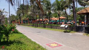 beach road at kuta, bali