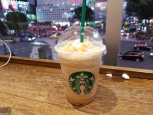 Shibuya Crossing as seen from Starbucks