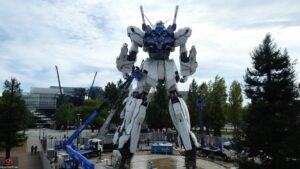 life sized gundam in odaiba