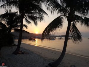 beach at saboey resort, koh samui