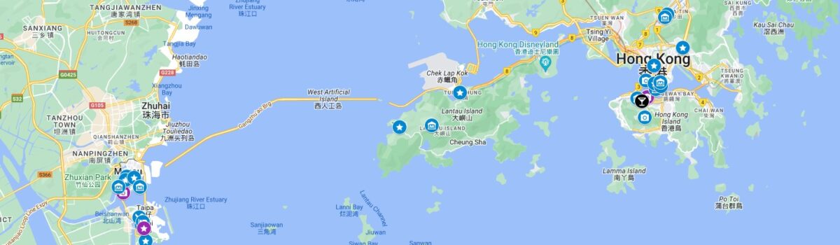 Hong Kong & Macau Shareable Map