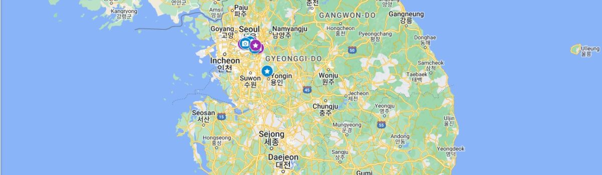 South Korea Shareable Map